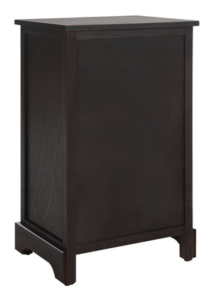 Safavieh Carrie Coastal Charm Side Table With Ample Storage, Removable Baskets, And Timeless Design Brown AMH5700F