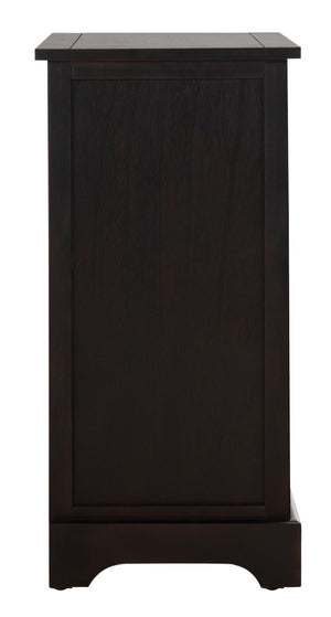 Safavieh Carrie Coastal Charm Side Table With Ample Storage, Removable Baskets, And Timeless Design Brown AMH5700F