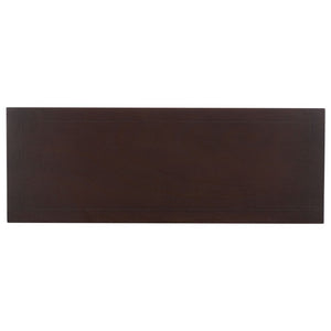 Safavieh Damien Pine Wood Storage Bench with Wicker Baskets and Drawers for Bedroom Entry Dark Chocolate AMH5701F