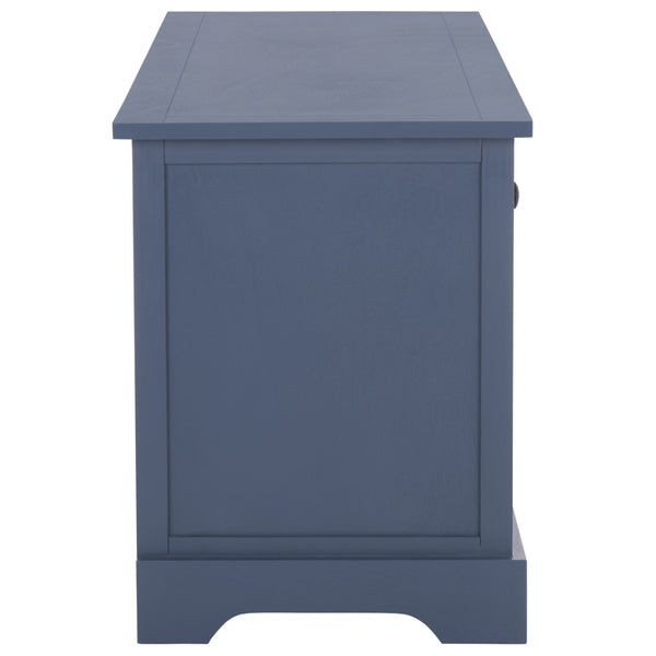 Damien Coastal 3-Drawer Storage Bench With Wicker Baskets — Slim Entryway Organizer For Small Spaces
