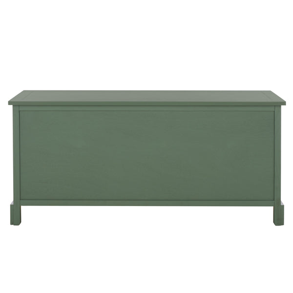 Damien Coastal 3-Drawer Storage Bench With Wicker Baskets — Slim Entryway Organizer For Small Spaces