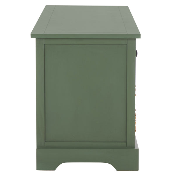 Damien Coastal 3-Drawer Storage Bench With Wicker Baskets — Slim Entryway Organizer For Small Spaces