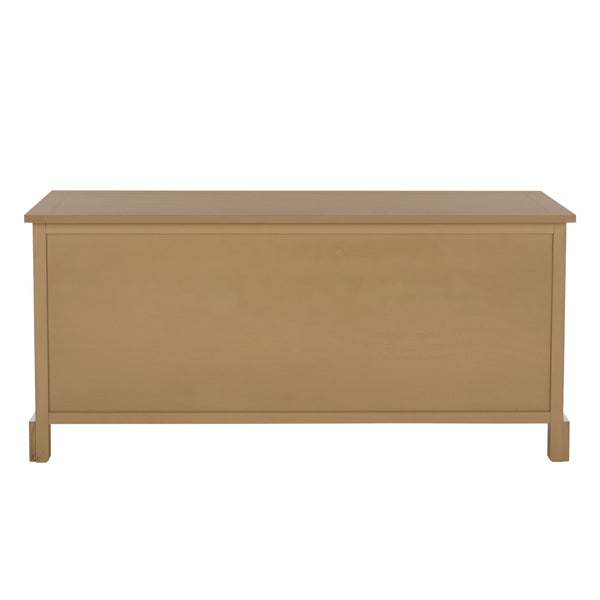 Damien Coastal 3-Drawer Storage Bench With Wicker Baskets — Slim Entryway Organizer For Small Spaces