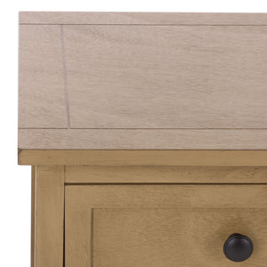 Damien Coastal 3-Drawer Storage Bench With Wicker Baskets — Slim Entryway Organizer For Small Spaces
