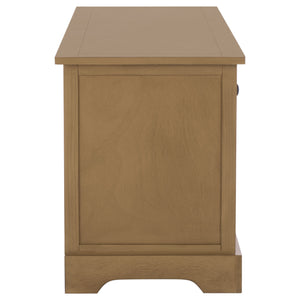 Damien Coastal 3-Drawer Storage Bench With Wicker Baskets — Slim Entryway Organizer For Small Spaces