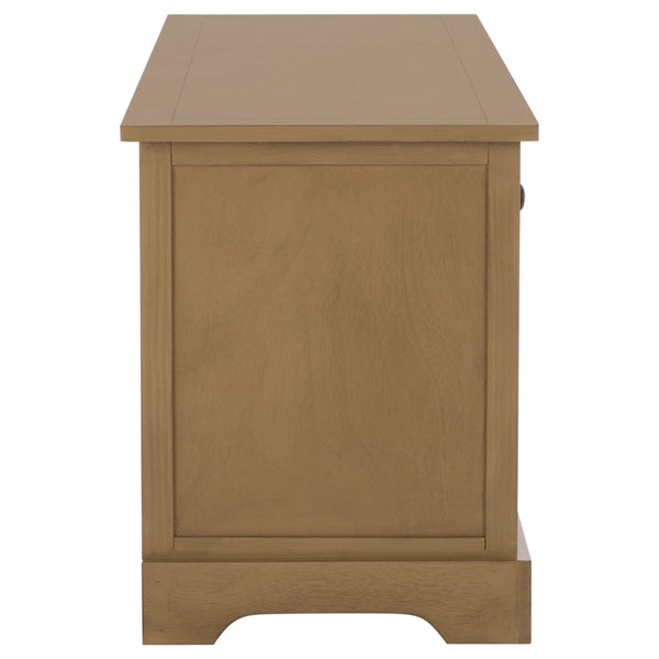 Damien Coastal 3-Drawer Storage Bench With Wicker Baskets — Slim Entryway Organizer For Small Spaces
