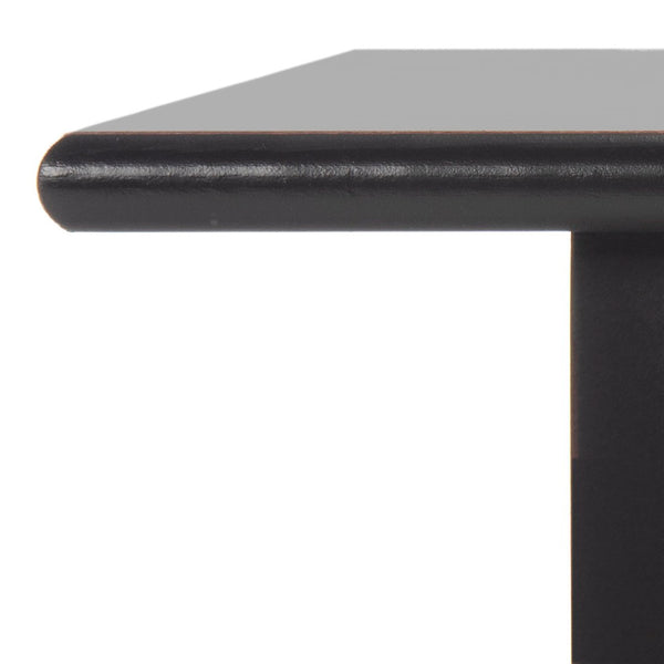 Safavieh Boris Stylish Two-Drawer Coffee Table – Timeless Farmhouse Charm For Rustic Modern Living Rooms Distressed  Black AMH5706B