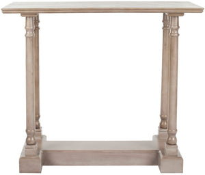 Safavieh Regan Console Table - Vintage Grey Pine Accent With Slim Profile & Timeless Architectural Charm AMH5708A