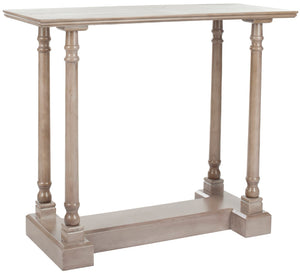 Safavieh Regan Console Table - Vintage Grey Pine Accent With Slim Profile & Timeless Architectural Charm AMH5708A