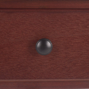Safavieh Gomez Corner Table With Storage Drawer - Sleek, Space-Saving Design For Modern Living Spaces Dark Cherry AMH5709D