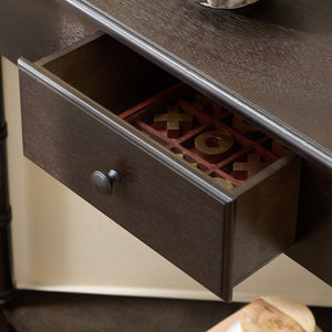 Gomez Compact Corner Table With Drawer And Shelf, Triangular Space-Saving Design For Small Rooms