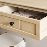 Safavieh Samantha 2 Drawer Console Natural 35.8" x 13.8" x 29.5"