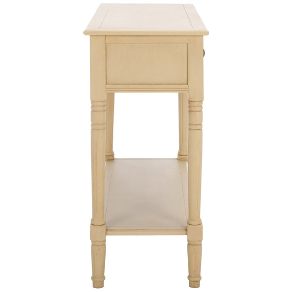 Safavieh Samantha 2 Drawer Console Natural 35.8" x 13.8" x 29.5"