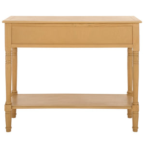 Safavieh Samantha 2 Drawer Console Camel 35.8" x 13.8" x 29.5"