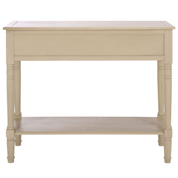 Safavieh Samantha Console Table – Rustic Charm With Classic Turned Legs And Carved Details For Any Space Sand Solid Wood,Mdf,Aluminum Alloy Amh5710j