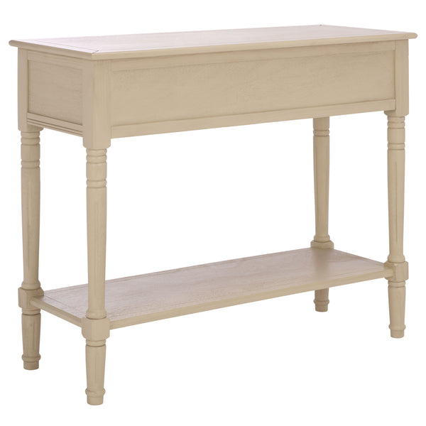 Safavieh Samantha Console Table – Rustic Charm With Classic Turned Legs And Carved Details For Any Space Sand Solid Wood,Mdf,Aluminum Alloy Amh5710j