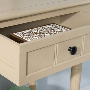 Safavieh SAMANTHA Console Table - Timeless Country Elegance with Classic Design for Entryway or Living Room Sand AMH5710J