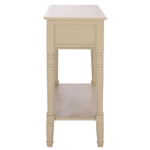 Safavieh Samantha Console Table – Rustic Charm With Classic Turned Legs And Carved Details For Any Space Sand Solid Wood,Mdf,Aluminum Alloy Amh5710j