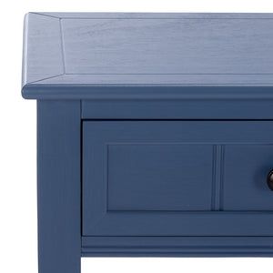 Safavieh SAMANTHA Console Table - Timeless Country Elegance with Classic Design for Entryway or Living Room Blue AMH5710K