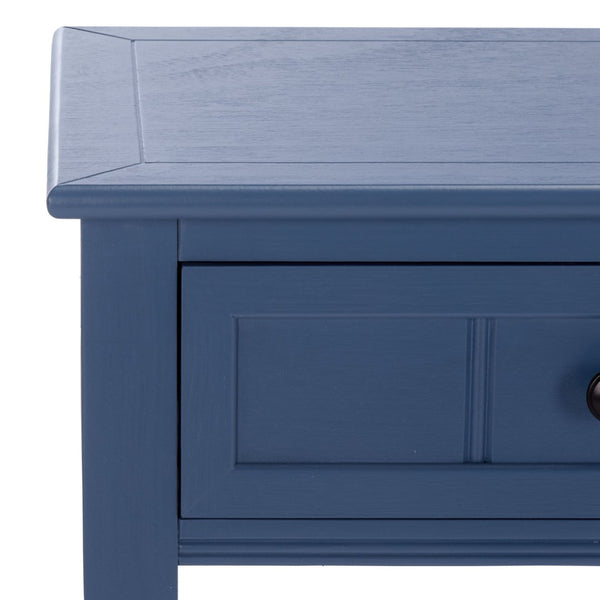 Safavieh SAMANTHA Console Table - Timeless Country Elegance with Classic Design for Entryway or Living Room Blue AMH5710K