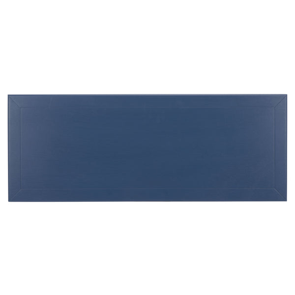 Safavieh Samantha Console Table – Rustic Charm With Classic Turned Legs And Carved Details For Any Space Blue Solid Wood,Mdf,Aluminum Alloy Amh5710k