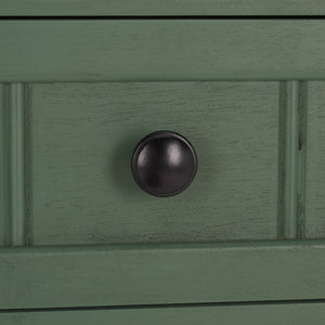 Safavieh Samantha Console - Rustic Dusty Green Pine Wood Beauty With Elegant Carved Details For Your Home Dusty Green Solid Wood,Mdf,Aluminum Alloy Amh5710l