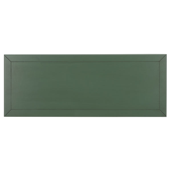 Safavieh Samantha Console - Rustic Dusty Green Pine Wood Beauty With Elegant Carved Details For Your Home Dusty Green Solid Wood,Mdf,Aluminum Alloy Amh5710l