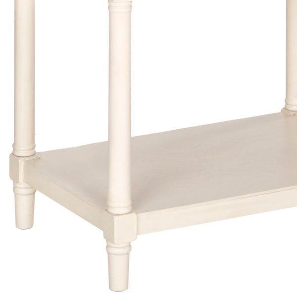 Safavieh Odessa 5-Tier Bookcase - Timeless Charm With Spindle Frame, Spacious Shelves For Stylish Organization Vintage White AMH5721C