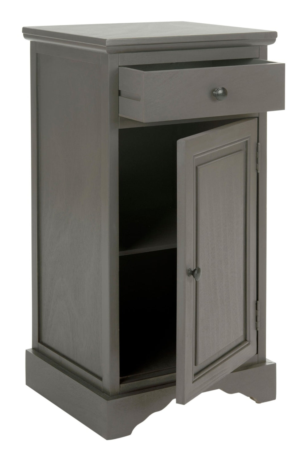Safavieh Jett Storage Cabinet - Vintage Louis Philippe Design With Versatile Storage For Any Room In Your Home Grey AMH5722A