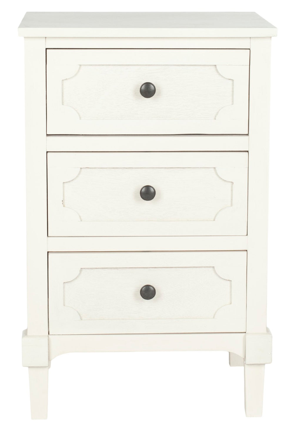 Safavieh Rosaleen Three Drawer Chest - Timeless French Farmhouse Accent Table For Stylish Storage Solutions AMH5723B