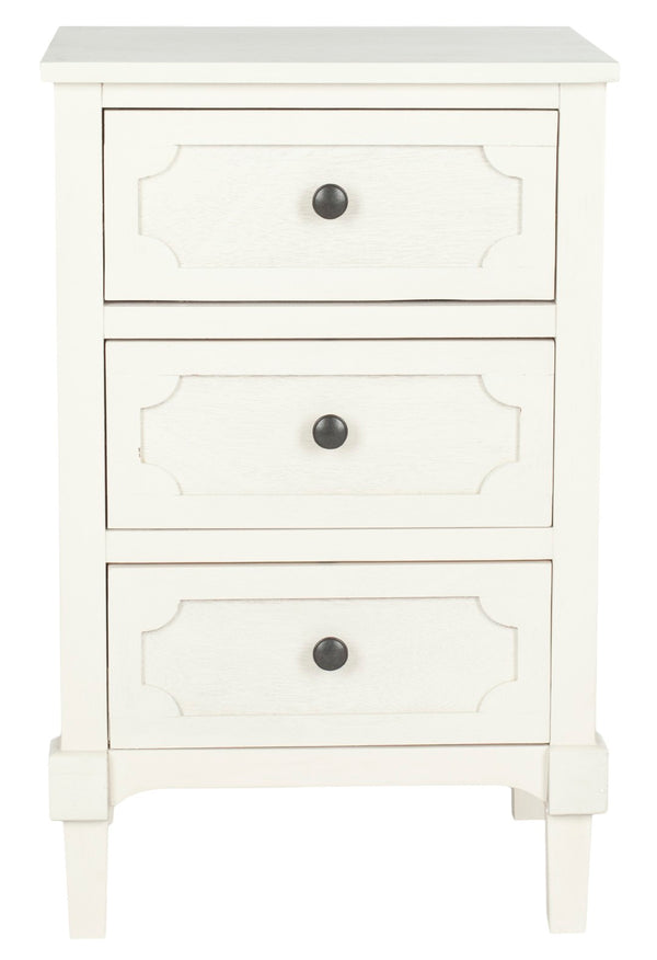 Safavieh Rosaleen Three Drawer Chest - Timeless French Farmhouse Accent Table For Stylish Storage Solutions AMH5723B