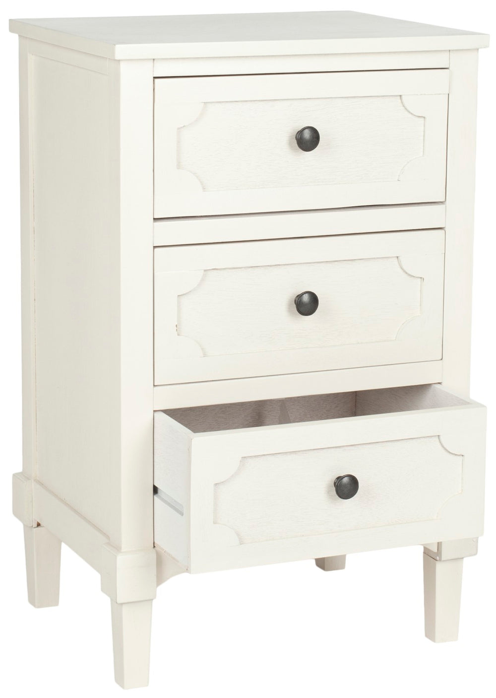 Safavieh Rosaleen Three Drawer Chest - Timeless French Farmhouse Accent Table For Stylish Storage Solutions AMH5723B