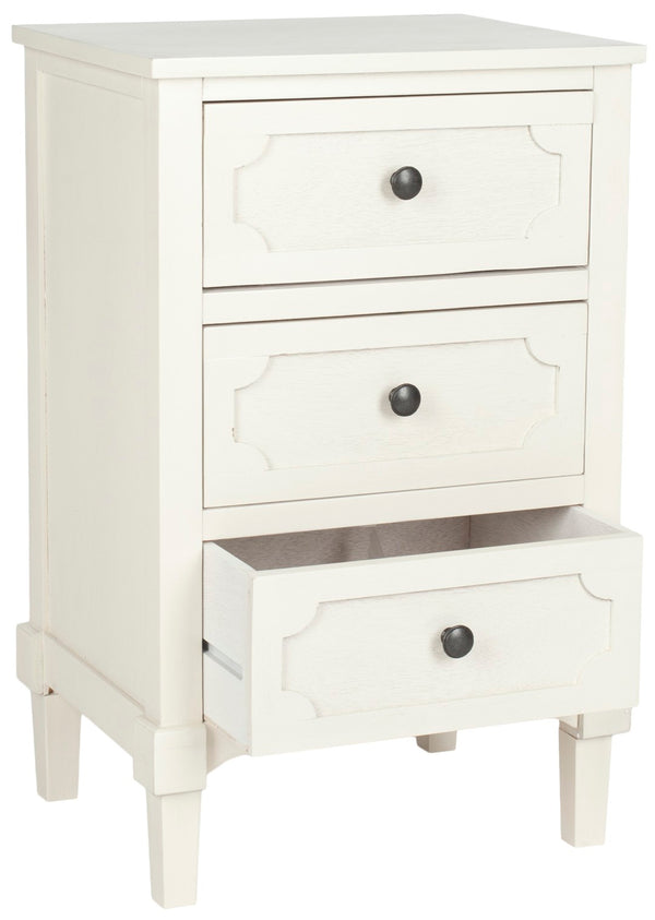 Safavieh Rosaleen Three Drawer Chest - Timeless French Farmhouse Accent Table For Stylish Storage Solutions AMH5723B