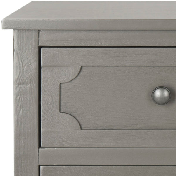 Safavieh Rosaleen Dresser - Timeless Country Cottage Charm With 5 Drawers, Soft Grey Finish For Any Space AMH5724A