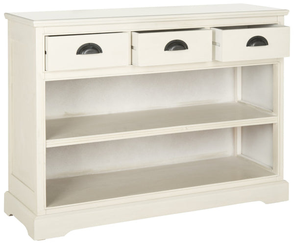 Safavieh Prudence Bookshelf Unit - Elegant Storage Solution With Open Shelves & Drawers For Small Spaces AMH5727B