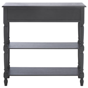 Safavieh Salem Console Table With Spindle Legs & Storage - Perfect For Entryways, Living Rooms, Or Bedrooms Grey AMH5732A