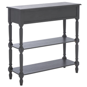 Safavieh Salem Console Table With Spindle Legs & Storage - Perfect For Entryways, Living Rooms, Or Bedrooms Grey AMH5732A