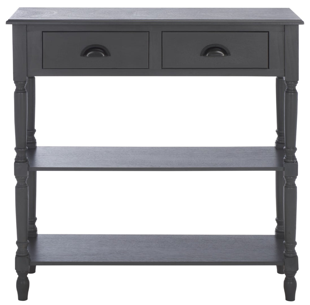 Safavieh Salem Console Table With Spindle Legs & Storage - Perfect For Entryways, Living Rooms, Or Bedrooms Grey AMH5732A