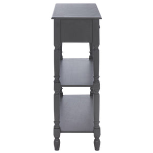 Safavieh Salem Console Table With Spindle Legs & Storage - Perfect For Entryways, Living Rooms, Or Bedrooms Grey AMH5732A