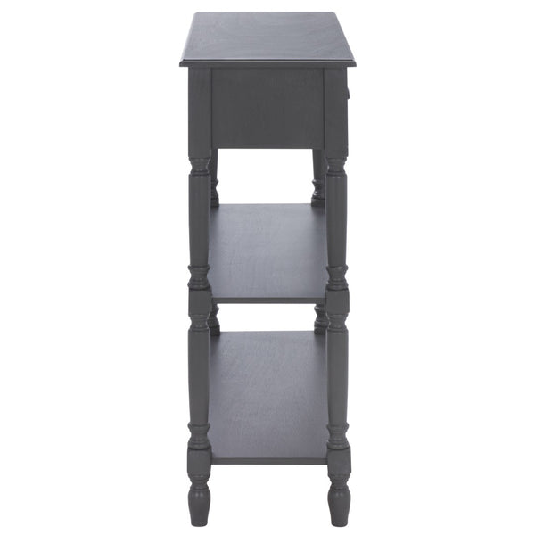 Safavieh Salem Console Table With Spindle Legs & Storage - Perfect For Entryways, Living Rooms, Or Bedrooms Grey AMH5732A