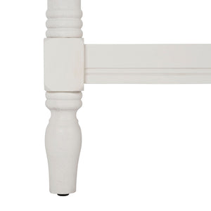 Safavieh Bela Coffee Table – Coastal Cottage Charm With Slatted Top, Spindle Legs & Practical Storage Shelf AMH5734B