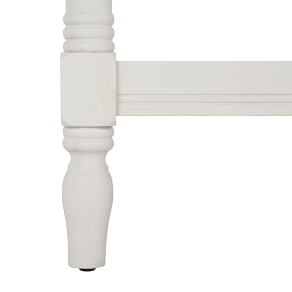 Safavieh Bela Coffee Table – Coastal Cottage Charm With Slatted Top, Spindle Legs & Practical Storage Shelf AMH5734B