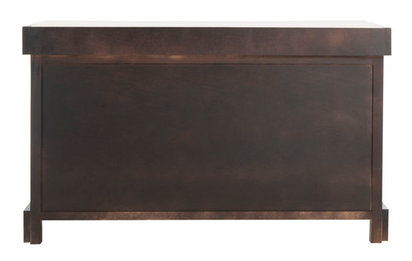 Safavieh Freddy Wicker Storage Bench - Stylish Seating With Hidden Baskets For Entryway, Bedroom, And More Brown AMH5736A