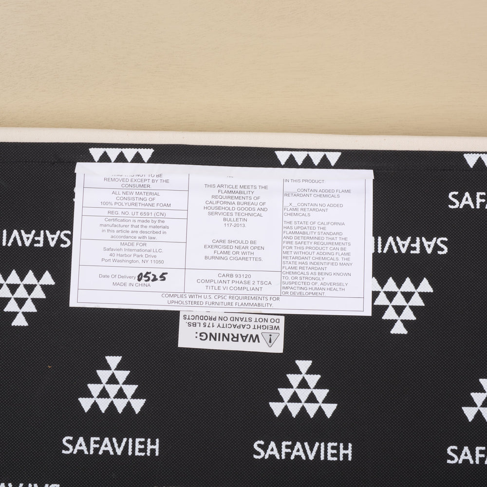 Safavieh Freddy Storage Bench - Elegant Dark Chocolate Frame With Versatile Seating And Stylish Storage Baskets Dark Chocolate Pine,Mdf,Foam,Fabric,Banana Leaf Amh5736h