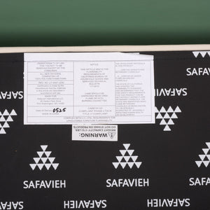 Safavieh Freddy Storage Bench - Elegant Dark Chocolate Frame With Versatile Seating And Stylish Storage Baskets Dusty Green Pine,Mdf,Foam,Fabric,Banana Leaf Amh5736l