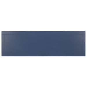 Safavieh Christa Console - Rustic Charm With Rattan Weave Drawers For Stylish Storage And Display Solutions Blue Pine,Mdf,Banana Leaf Amh5737h