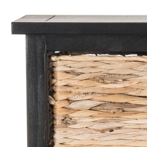 Safavieh Vedette Stylish 5-Drawer Wicker Storage Tower - Farmhouse Chic Design For Organized Living Spaces AMH5739A