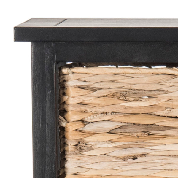 Safavieh Vedette Stylish 5-Drawer Wicker Storage Tower - Farmhouse Chic Design For Organized Living Spaces AMH5739A