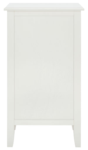 Safavieh Everly Drawer Side Table – Coastal Cottage Charm With Practical Storage For Modern Living Spaces Vintage White AMH5743B