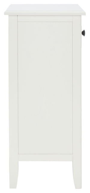 Safavieh Everly Drawer Side Table – Coastal Cottage Charm With Practical Storage For Modern Living Spaces Vintage White AMH5743B